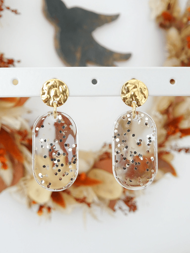 Pastille : Transparente paillette champagne