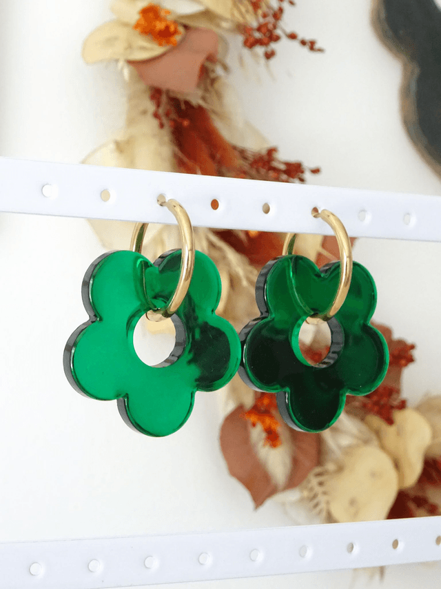 Grande fleur : Vert
