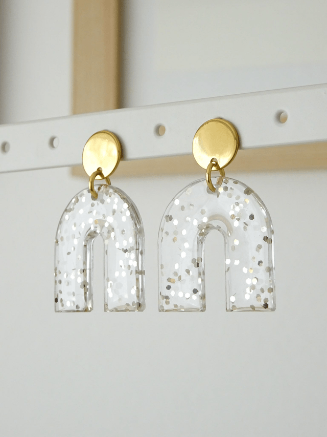 Arc : Transparent paillette champagne
