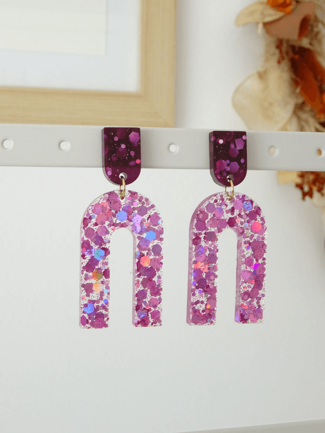 Grande Arche : Paillettes multifacette rose