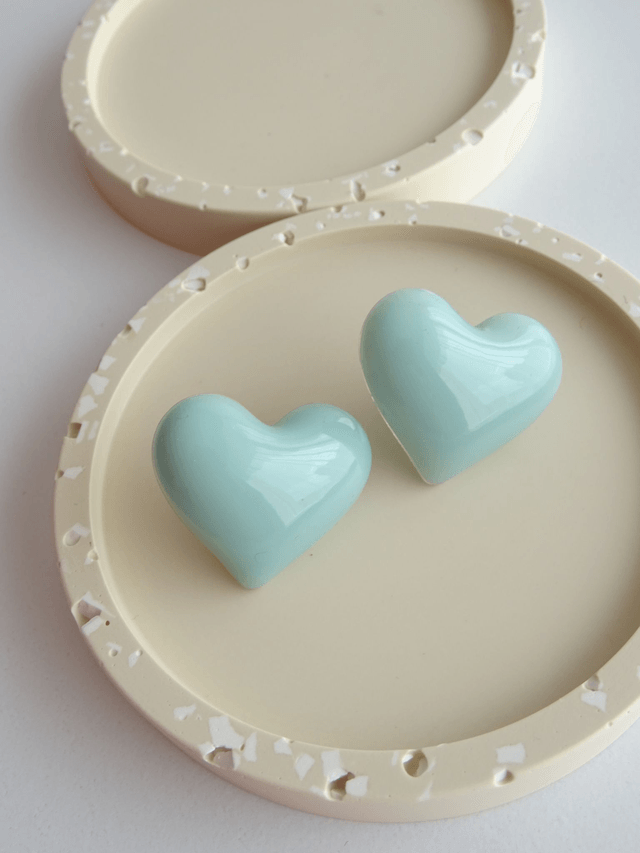 Coeur : Vert pastel