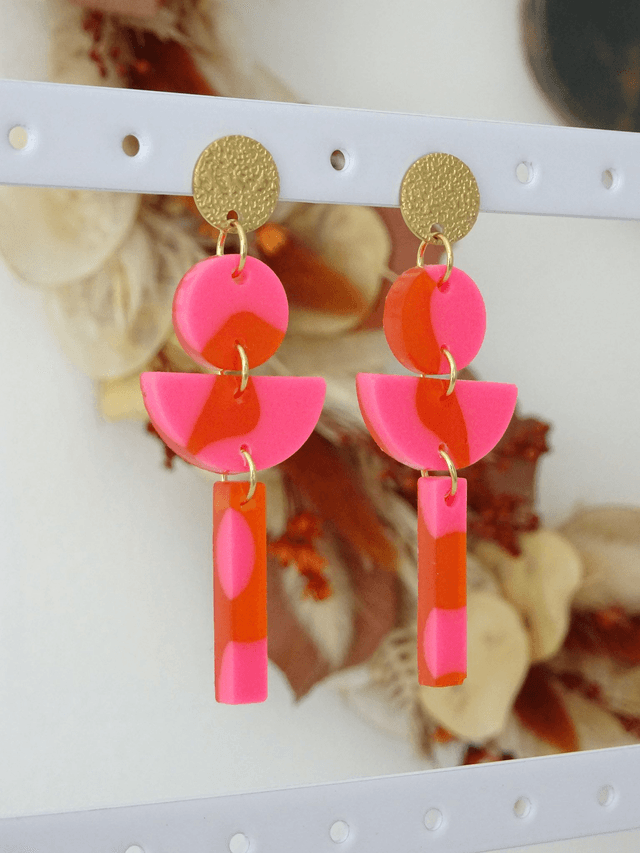 Cascade : Rose & orange