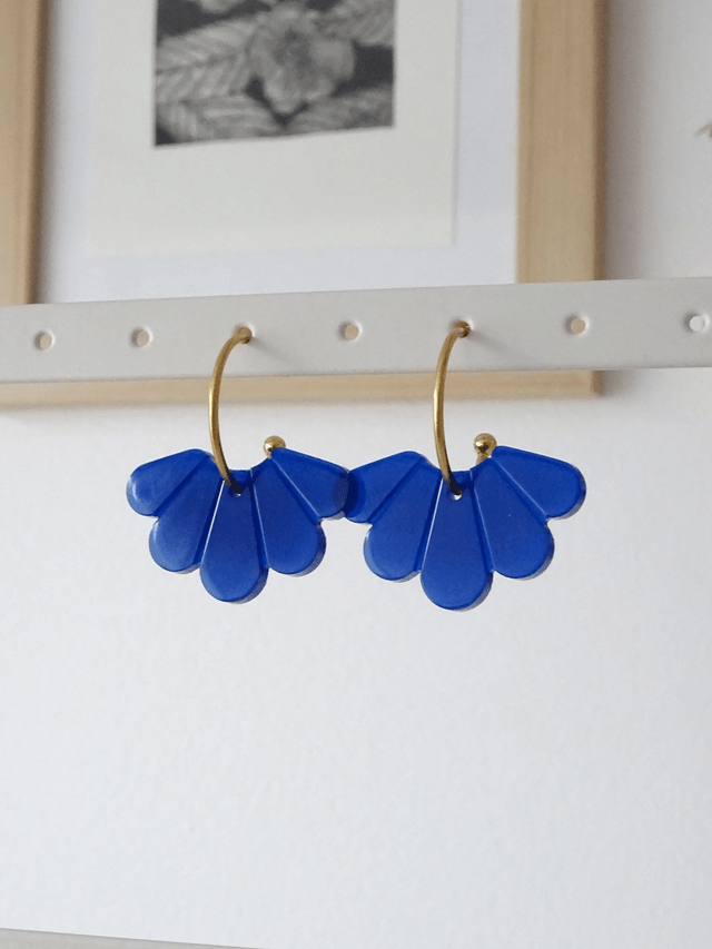 Aile de papillon : Bleu foncé