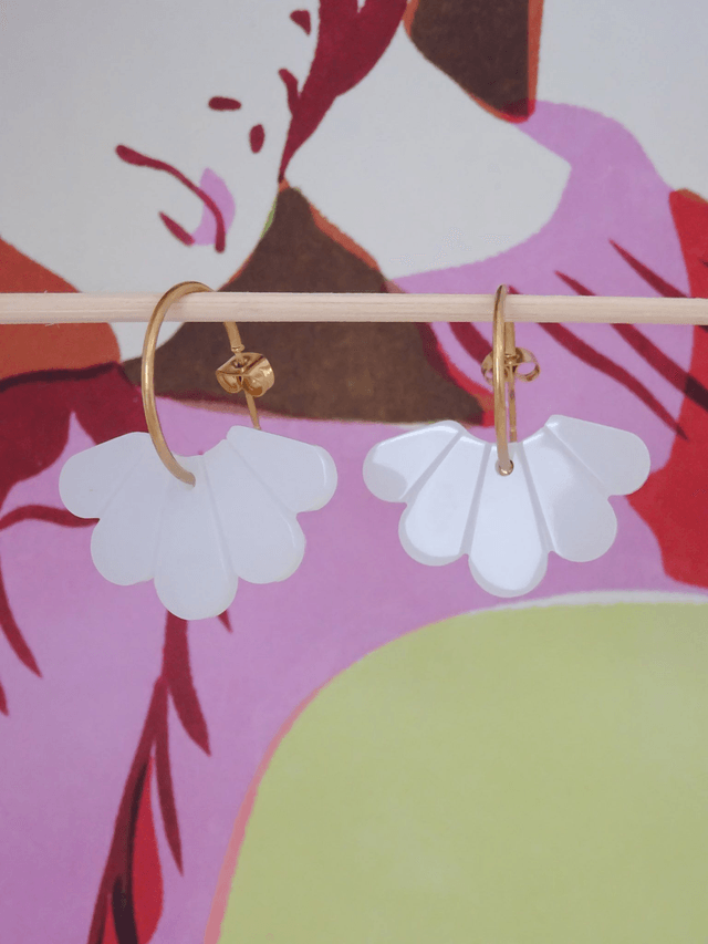 Aile de papillon : blanche