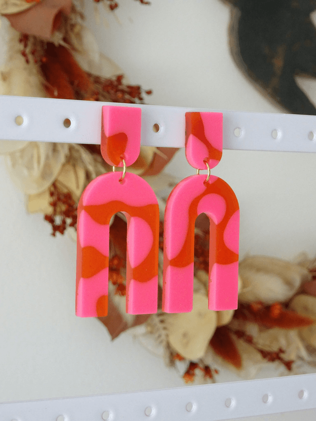 Grande Arche : Rose et orange