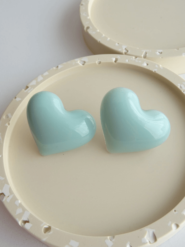 Coeur : Vert pastel