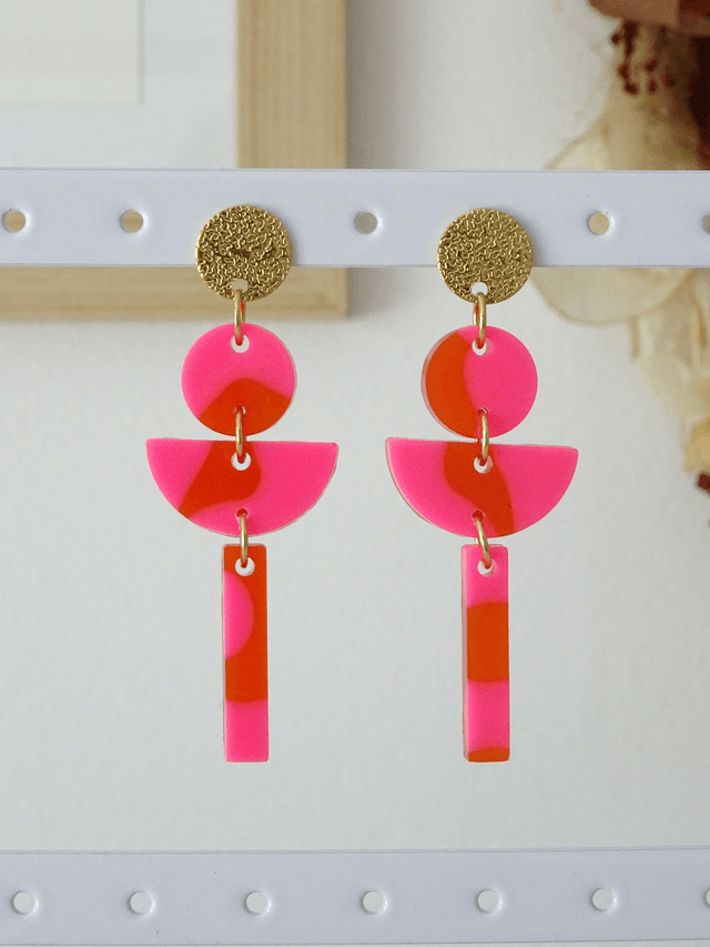 Cascade : Rose & orange