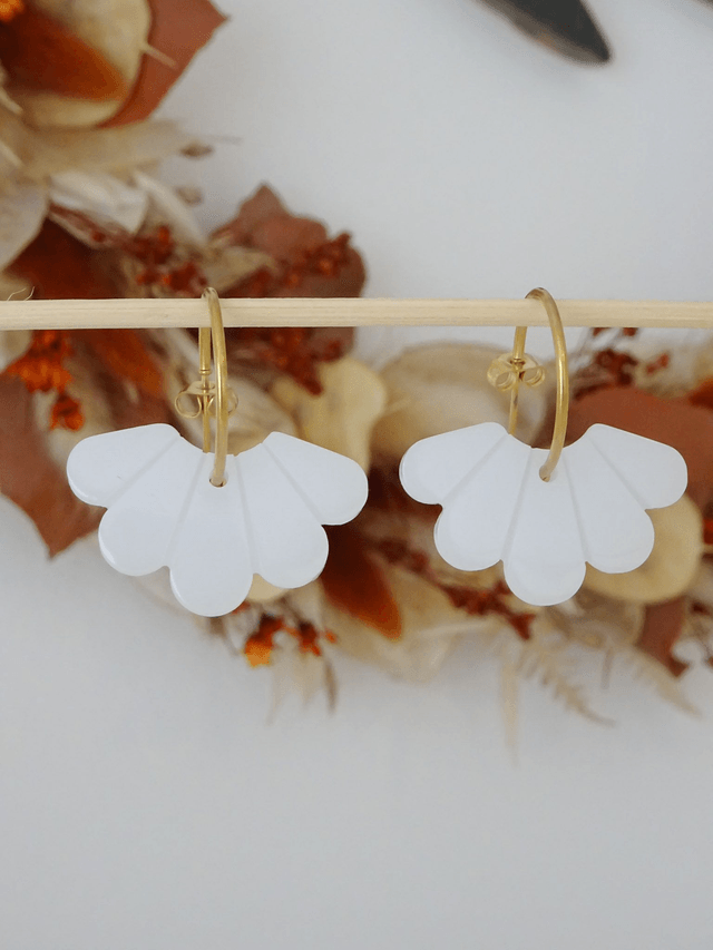 Aile de papillon : blanche