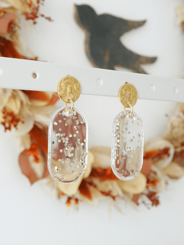 Pastille : Transparente paillette champagne