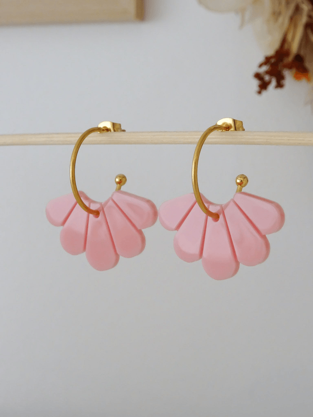 Aile de papillon : rose
