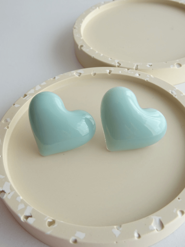 Coeur : Vert pastel