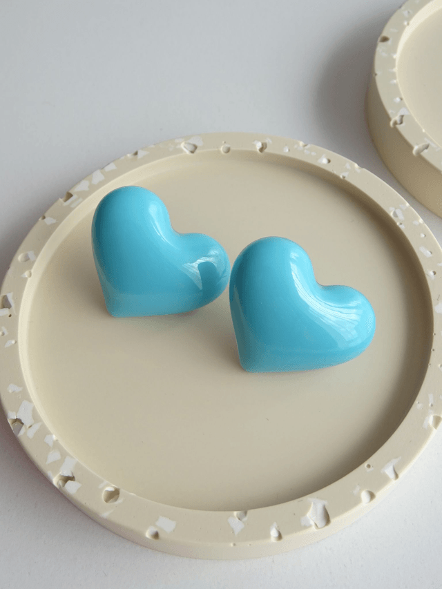 Coeur : Bleu turquoise