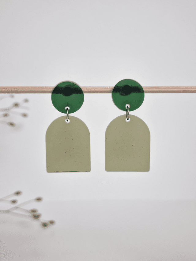 Puce et arche : Vert et kaki