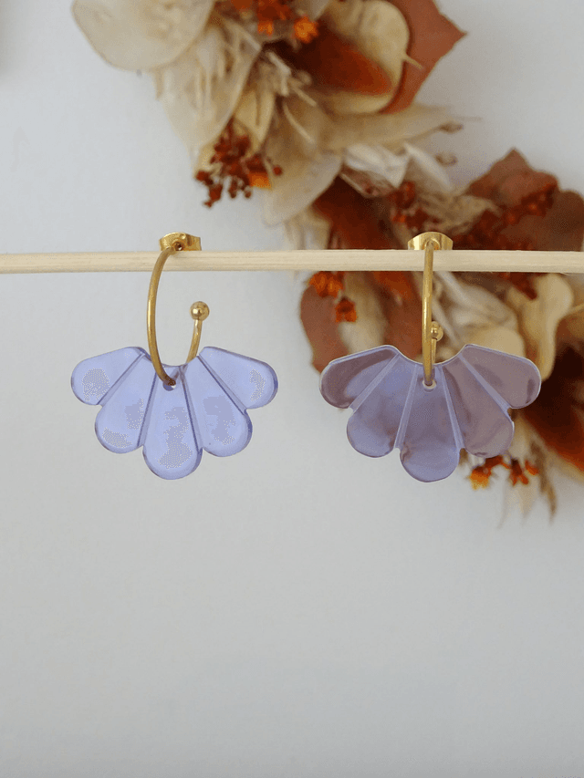 Aile de papillon : bleue transparente