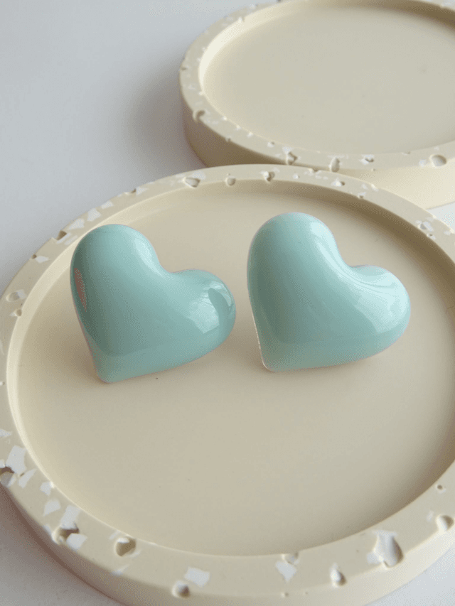 Coeur : Vert pastel